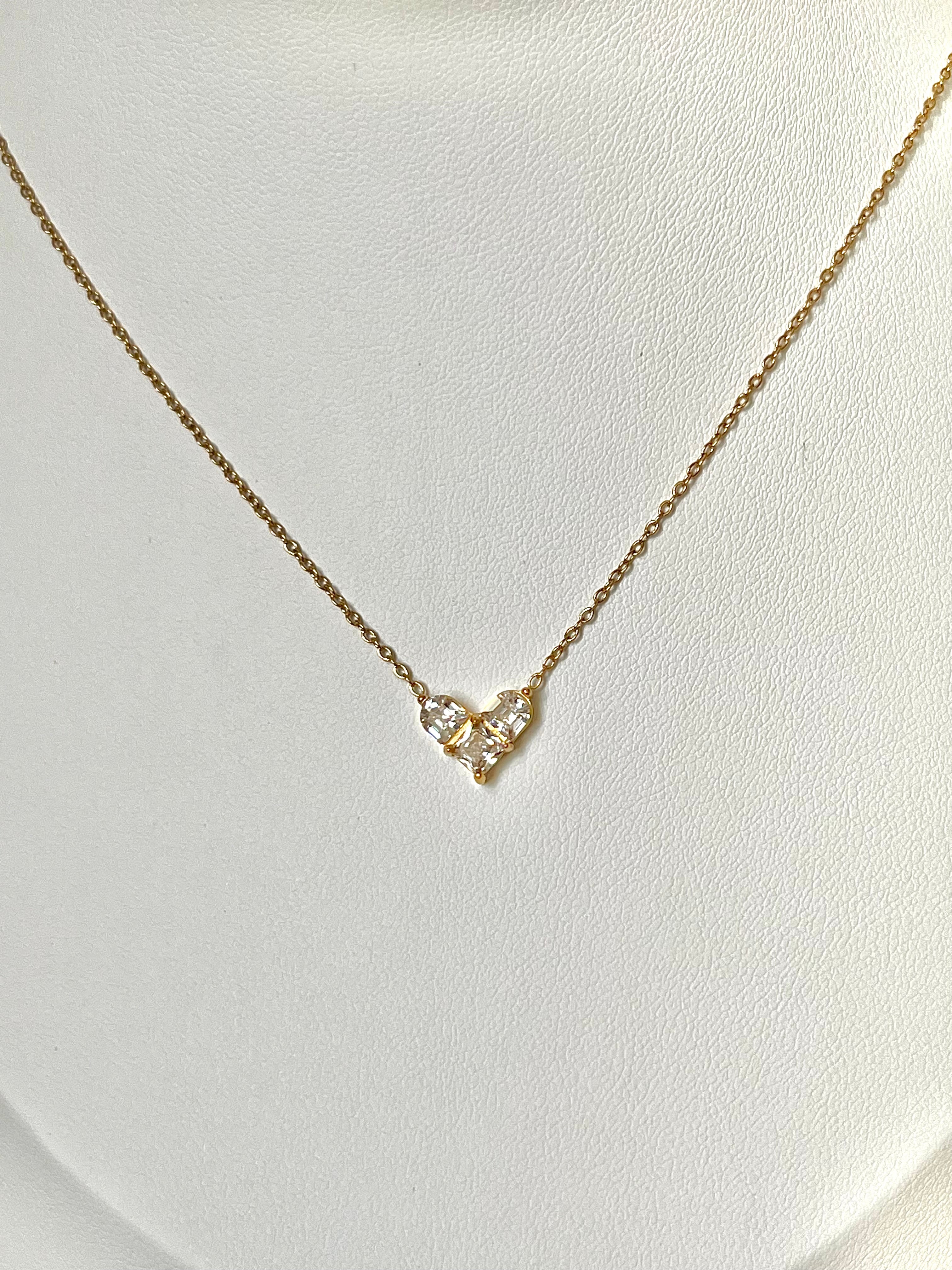 Heart Diamond Halskette