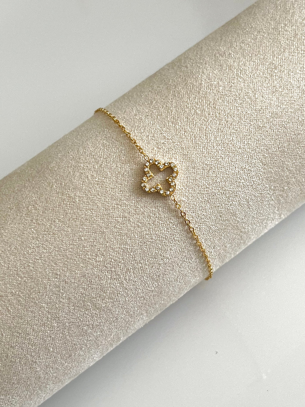 Cloverleaf Diamond Armband