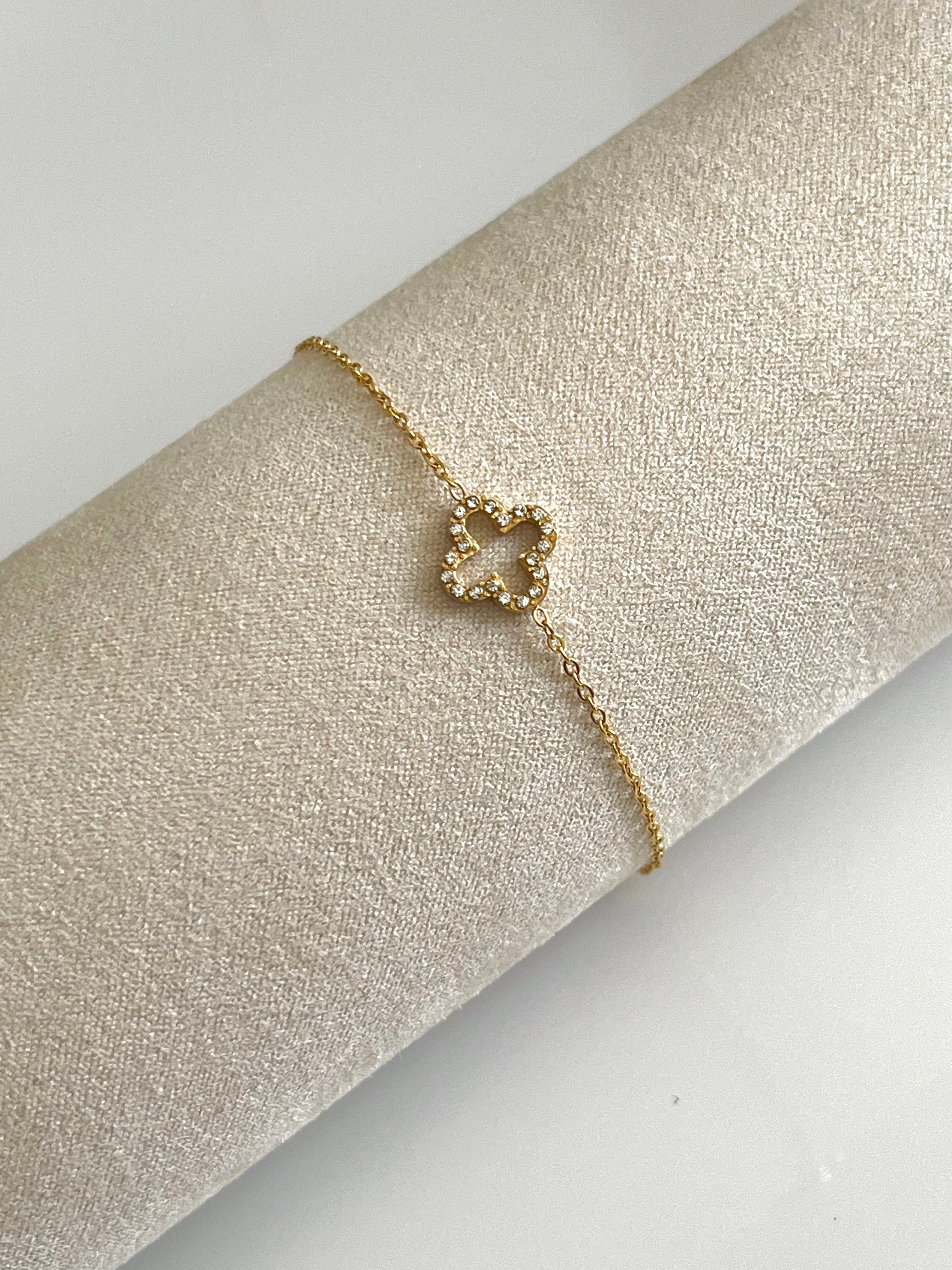 Cloverleaf Diamond Armband