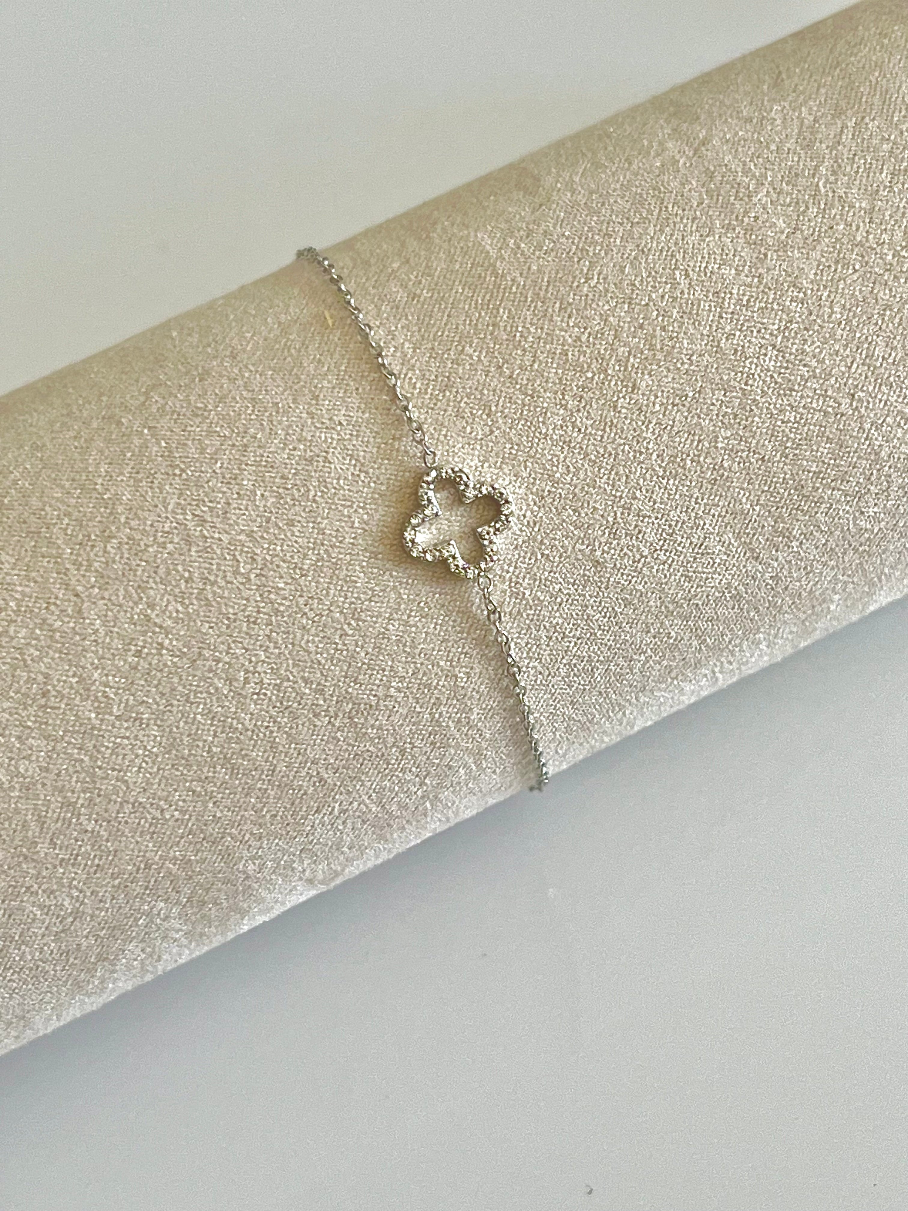 Cloverleaf Diamond Armband