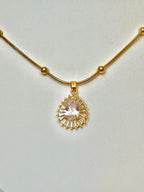 Dorika Bead Drop Halskette