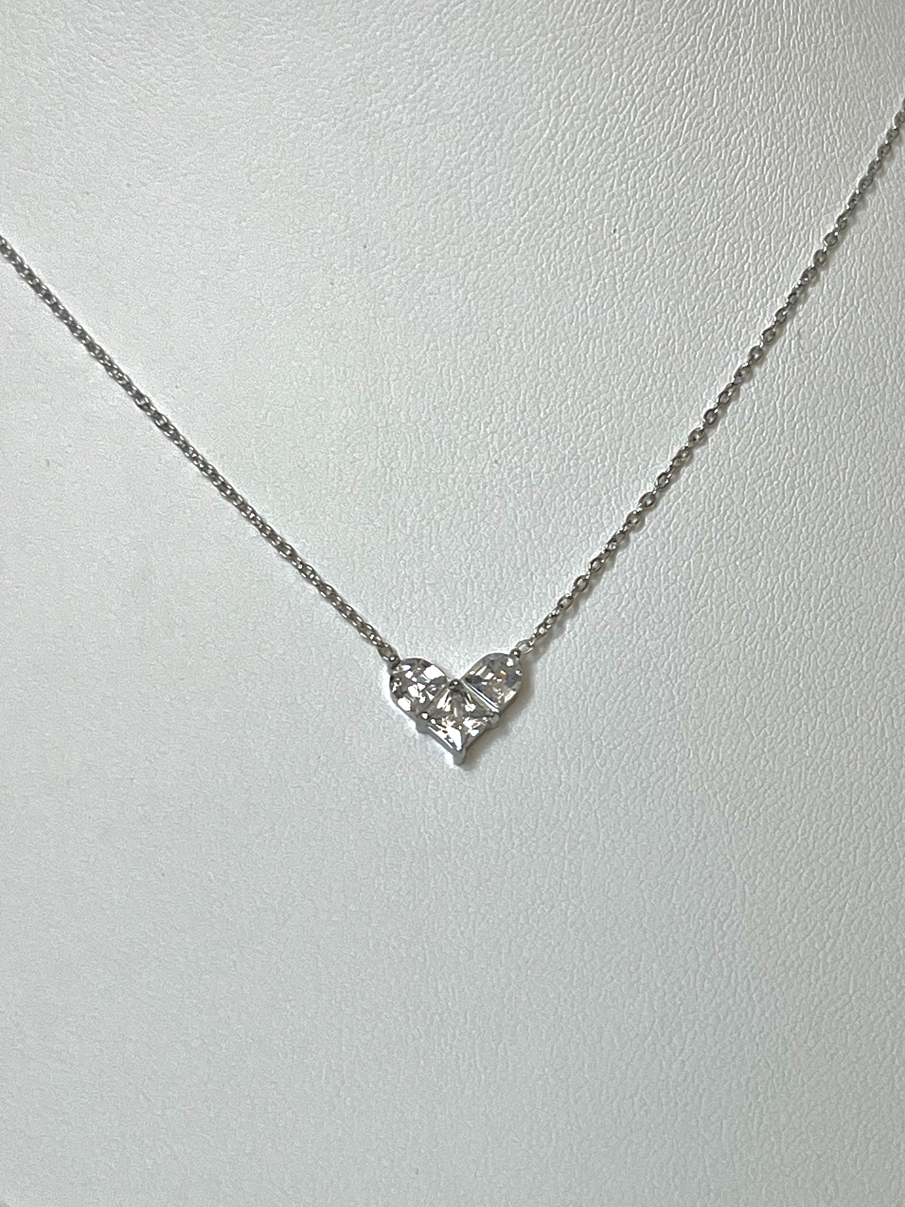Heart Diamond Halskette